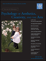 Psychology of Aesthetics, Creativity, and the Arts