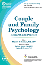 Couple and Family Psychology: Research and Practice