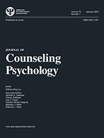 Journal of Counseling Psychology