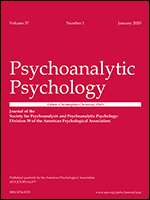 Cover of Psychoanalytic Psychology (medium)