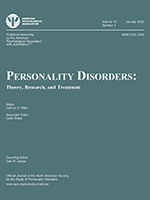Personality Disorders: Theory, Research, and Treatment