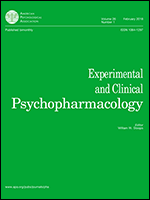 Cover image for Experimental and Clinical Psychopharmacology