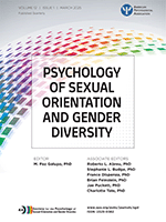 Psychology of Sexual Orientation and Gender Diversity