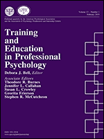 Training and Education in Professional Psychology 