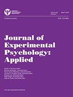 Journal of Experimental Psychology: Applied