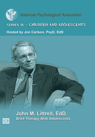 Cover of Brief Therapy With Adolescents (large)