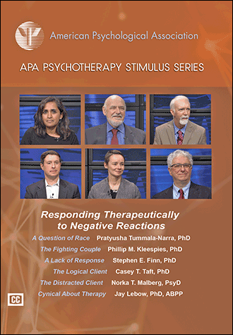 Cover of Responding Therapeutically to Negative Reactions (large)